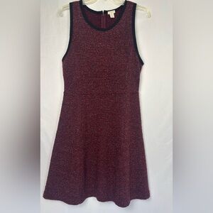 J- Crew Dress 
Red Black white Blue in color